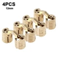 thumbnail image 1 of Paquete de 4 bisagras de barril de latón ocultas Bisagras cilíndricas invisibles para muebles ocultas Xemadio 222398-3, 1 of 9