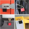 thumbnail image 5 of 7 Pieces Colorful Suitcase Lock Padlock Luggage Lock Security Lock With Key Mini Small Luggage Lock For Bag, Closet, Travel Suitcase, Tool Box, 7 Colors, 5 of 8