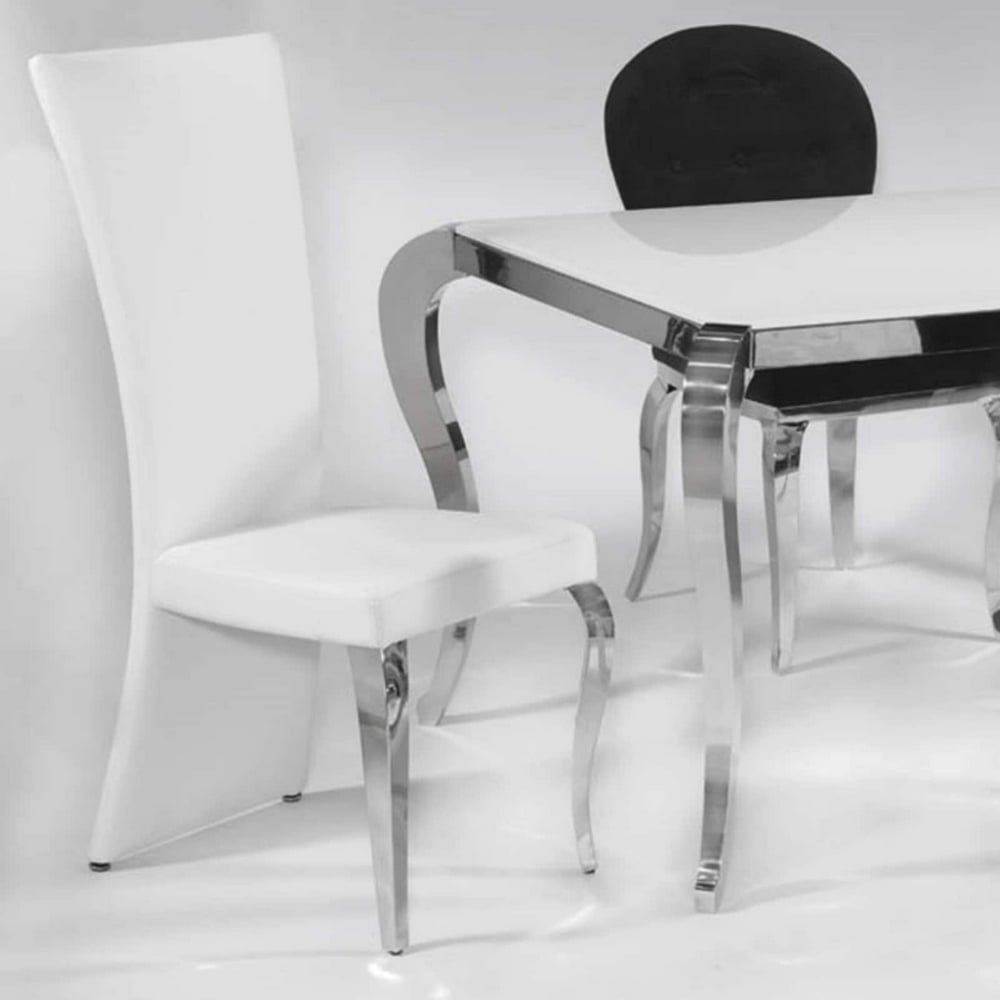 Chintaly Teresa Transitional Rectangular High Back Dining Side Chairs