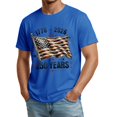 thumbnail image 3 of LWavelet Men Graphic Tees T Shirt American Flag Shirts for Men Patriotic USA T-Shirt Casual Crewneck Tee, 3 of 4