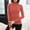 Red, variant on Qulqfy Long Sleeve Shirts for Women Fleece Lined Turtleneck Beige Undershirt Fitted Thermal Shirts for Women