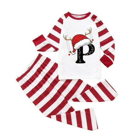 

Siilsaa Family Christmas PJs Matching Sets Cute Holiday Pajamas Printed Top and Pants Xmas Jammies for Couples Black 3-4 Years