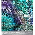 thumbnail image 1 of Soimoi Poly Georgette Fabric Leopard & Snake Animal Skin Print Sewing Fabric Yard 42 Inch Wide, 1 of 2
