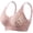 2#Pink Leopard Print, variant on FHTECO Jelly Smoothing Bra Anti Sagging Wireless Push Up Bras for Women No Underwire Full Coverage Bra Seamless Bras for Women