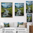 thumbnail image 4 of Designart "Alaska horizon II" Landscapes Floater Framed Canvas Wall Art, 4 of 7