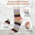 thumbnail image 2 of Loritta 5 Pairs Wool Socks for Women, Crew Cozy Boot Winter Warm Thick Socks Gifts Size 5-9, 2 of 6