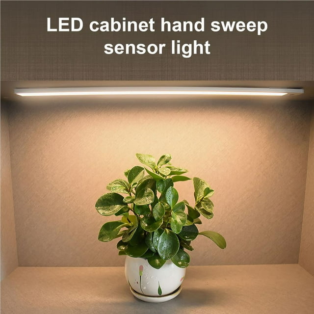 Cupboard Lights Hand Wave Motion Sensor Light Indoor Battery Operated Wireless Magnetic Wardrobe Lights for Wardrobe Cabinet Kitchen