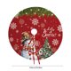 thumbnail image 3 of Falda para árbol de Navidad con escena de fiesta navideña, decoración original, delantal inferior para árbol, decoración peluda, falda para árbol, 3 of 5