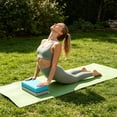 thumbnail image 4 of High DensityYoga Blocks 2 Pack, 9"x6"x3" Bicolor Exercise Blocks High-Density EVA Foam Blocks with Soft Non-Slip Surface, Lightweight Yoga Props for Yoga Pilates Meditation & Stretching, 4 of 7