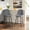 Gray, variant on Homy Casa 26" Counter Height Bar Stools Set of 2, Swivel Stools for Kitchen Island, Caramel Brown