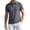 Gray, variant on Men'S Quick Dry Golf Polo Shirts Short Sleeve Breathable Performance Henley Tops For Outdoor Sports And Casual Daily Wear,Fluorescent Green,S