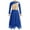 Royal Blue, variant on inhzoy Girls Liturgical Robe Full Length Worship Costume Long Sleeve Dancewear Black 16