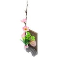 thumbnail image 2 of Japanese Style Sushi Plate Decoration with Artificial Flowers for Dish Decor Pink, 2 of 8