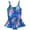 B, variant on Uccdo Little Girls One-Piece Swimsuits, Toddler Girl Ruffled Skirt Bathing Suit Bikini Swimwear 3-9T