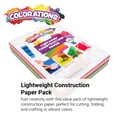 thumbnail image 2 of Papel de construcción ligero para colorear, 300 hojas, 10 colores, 2 of 7