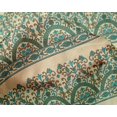 thumbnail image 4 of oneOone Silk Tabby Fabric Leaves & Floral Block Decor Fabric Printed BTY 42 Inch Wide, 4 of 4