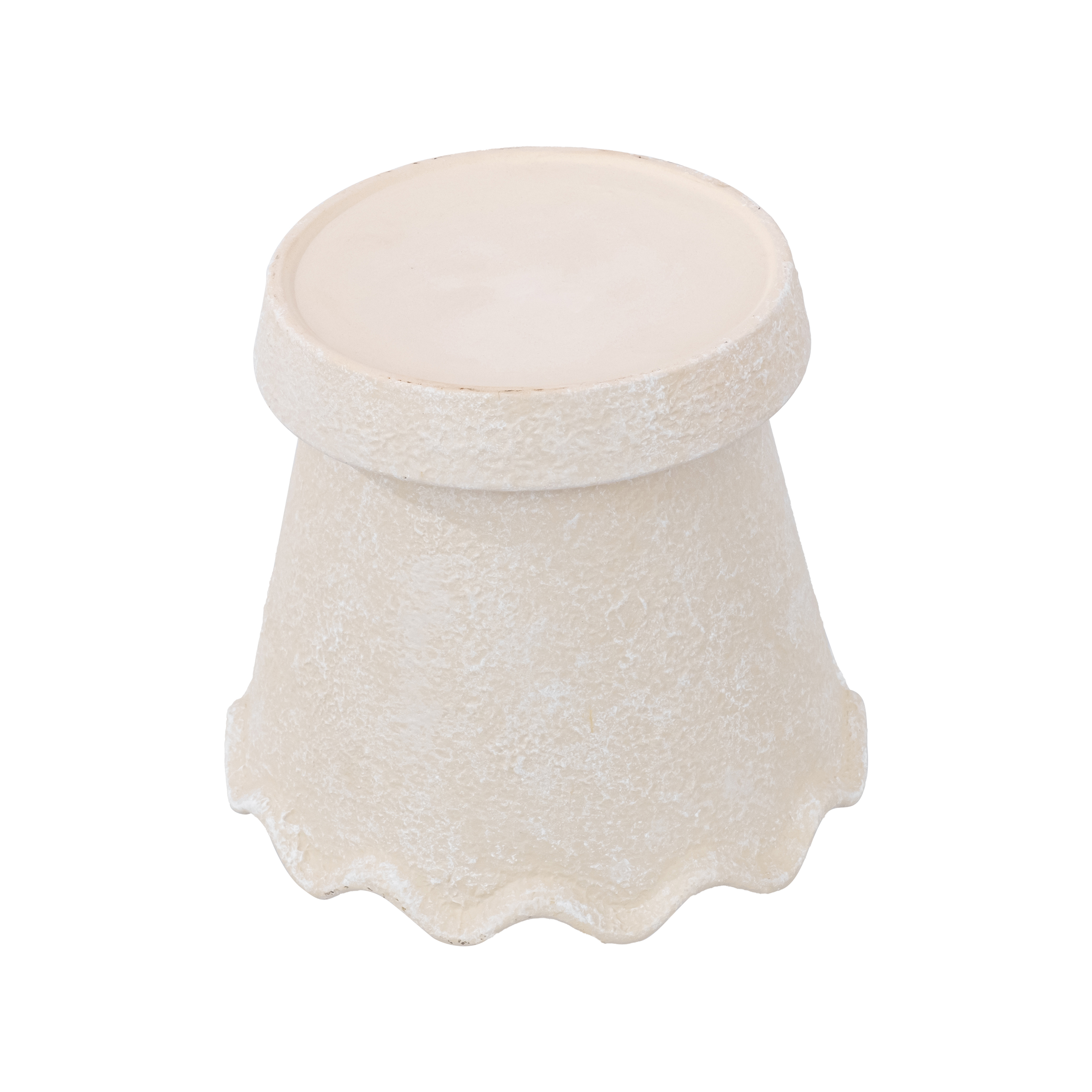 My Texas House Wave Ceramic Planter, Cream, 8 in photo 8