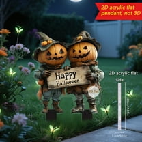 Halloween Decorations Realistic Skeleton Doll Ground Insertion Series 2D Acrylic Outdoor Indoor Yard Lawn Garden Groundbreakers Haunted House Decorations