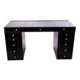 thumbnail image 3 of Impressions Vanity SlayStation 2.0 Tabletop and 5 Drawer Units Bundle for Modern Home Decor (Pro Black), 3 of 4
