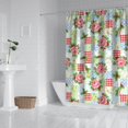 thumbnail image 2 of Pioneer Flower Floral Print Pattern Shower Curtain 84"x72", Bathroom Decorative Shower Curtain Set with 12 Hooks, Waterproof Washable, 2 of 6