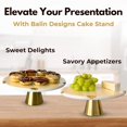 thumbnail image 5 of Real Marble Cake Stand by Balin Designs - White Marble 12" Round Cake Stand with Gold Stand - Smoothly Versatile Cake, Cupcake Stand - Ideal for Birthday Parties, Showers, Weddings Parties & Events, 5 of 8