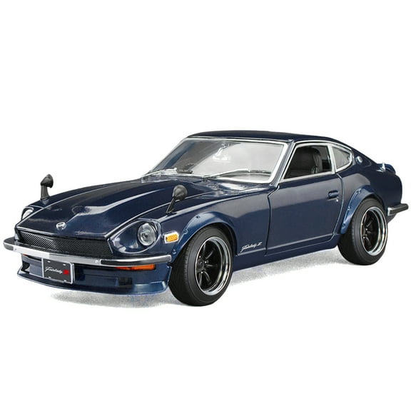 1970 Nissan Fairlady Z (S30) RHD Midnight Blue Metallic "Asian Collectibles" Series 1/18 Diecast Model Car by Sun Star