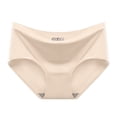 thumbnail image 4 of Women's Panties JIANLAI High Waisted Seamless Underwear for Women Full Coverage High Rise Silky No Show Briefs Panties No Show Breathable Comfortable Panties Beige, 4 of 4