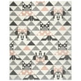 thumbnail image 4 of Disney Bravo Minnie Mouse Pyramids Modern Geometric Gray Indoor Area Rug, 8x10, 4 of 8