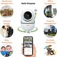 thumbnail image 5 of MobiCam HDX Wi-Fi Pan & Tilt Smart Nursery Monitoring Camera, Baby Video Monitor, Night Vision, Motion Detection, Full HD, Two-Way Audio, Remote View & Recording with Free Smart App, 5 of 12