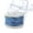 338 Antique Blue HBC, variant on Ribbon Traditions 2.5" Wired Sheer Organza Ribbon
