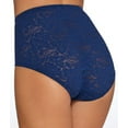 thumbnail image 2 of Bali Lace 'N Smooth® Shaping Brief In The Navy XL Women's, 2 of 2