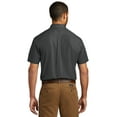 thumbnail image 2 of Port Authority Adult Male Men Plain Elbow Sleeves Shirt Graphite 4X-Large, 2 of 4