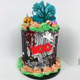 thumbnail image 3 of Juego de 26 decoraciones para tartas de Halloween, &aacute;rbol de casa embrujada, fantasma, murci&eacute;lago, boo, letrero para magdalenas, l&aacute;pida, calabaza, bolas de ara&ntil, 3 of 7