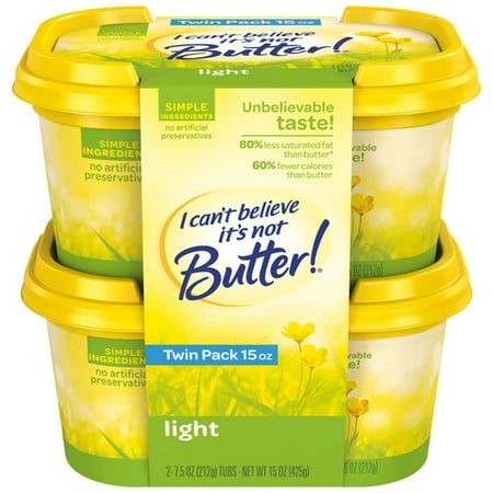 I Can't Believe It's Not Butter! Light Spread, 2 ct