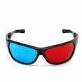 thumbnail image 2 of Anaglyph 3d Glasses (red And Cyan Blue), 3d Glasses For Tv Or Computer, Sports Style, Brand 4 Pairs Pack GuanGuan, 2 of 5