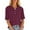 Purple, variant on Swuxness Women Short Sleeve Casual T Shirts, Spring and Summer Tops, Ladies V-Neck Solid Color Comfortable Fashion Loose Pullover Tee Green, L