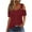 Wine, variant on GERsome Womens Short Sleeve Tops Cold Shoulder Basic Tee Tops Shirts Sexy Summer Blouse T-Shirt