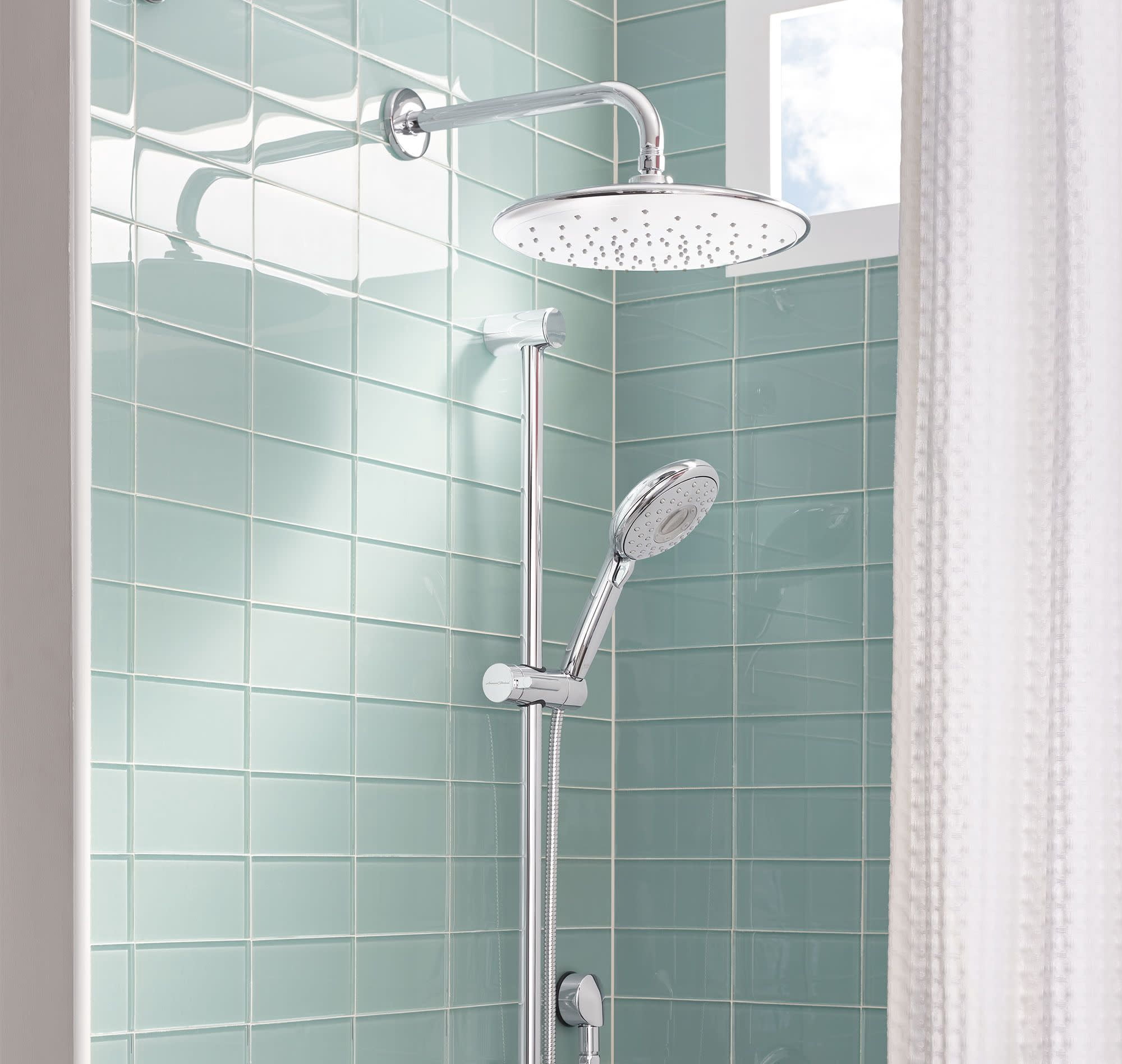 American Standard 9038001.GN0 Spectra 1.8 GPM Single Function Shower Head - Brushed Cool