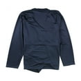 thumbnail image 2 of Alfani Womens Draped Pullover Blouse, Blue, Small, 2 of 2