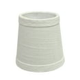 thumbnail image 4 of Aspen Creative 32713-5 Small Hardback Empire Shape Chandelier Clip-On Lamp Shade Set (5 Pack), Transitional Design in Off White, 4" bottom width (3" x 4" x 4"), 4 of 7