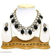 Bollywood Gold Plated Indian Kundan Necklace Bridal Choker Pearl Jewelry Set New