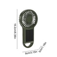 thumbnail image 4 of ICQOVD Personal Cooling Portable Usb Type Compact Rechargeable High-Speed Solar Powered Outdoor Misting Spray Fan for Travel, 4 of 6