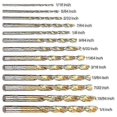 thumbnail image 1 of 13-Piece Left-Handed Drill Bit Set for Screw Extractor with Titanium Coating, 1 of 5