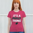 thumbnail image 4 of It's a Philly Thing Funny T-Shirt Philadelphia Birds Fan Champions City of Brotherly Love Football Fly Women's Tee, 4 of 7