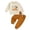 White, variant on Regarm Baby Boy Halloween Outfit Toddler Long Sleeve Cartoon Sweatshirt Tops Elastic Pants 2PCS Fall Winter Halloween Clothes(Khaki,6-12 Months)