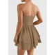thumbnail image 2 of Vestido PRETTYGARDEN para mujer, verano 2025, sin tirantes, tubo, tamaño mini, 2 of 4