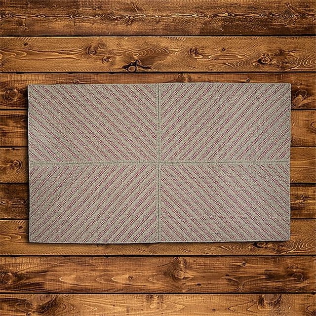 Colonial Mills Rug MX72R072X108S 6 x 9 ft. Moxie Braided Rug Magenta
