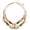 amber brown, variant on Bocar 2 Layer Statement Pendant Necklace Strand Beaded 22.5" Necklace for Women (NK-10538)