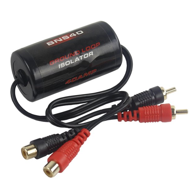Ground Loop Isolator Noise Killing Filter Supressor RCA to RCA 40 Amp Car Home