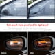 thumbnail image 5 of 2 espejos retrovisores laterales para coche, impermeables, antivaho, a prueba de lluvia (80 x 80 mm)., 5 of 5